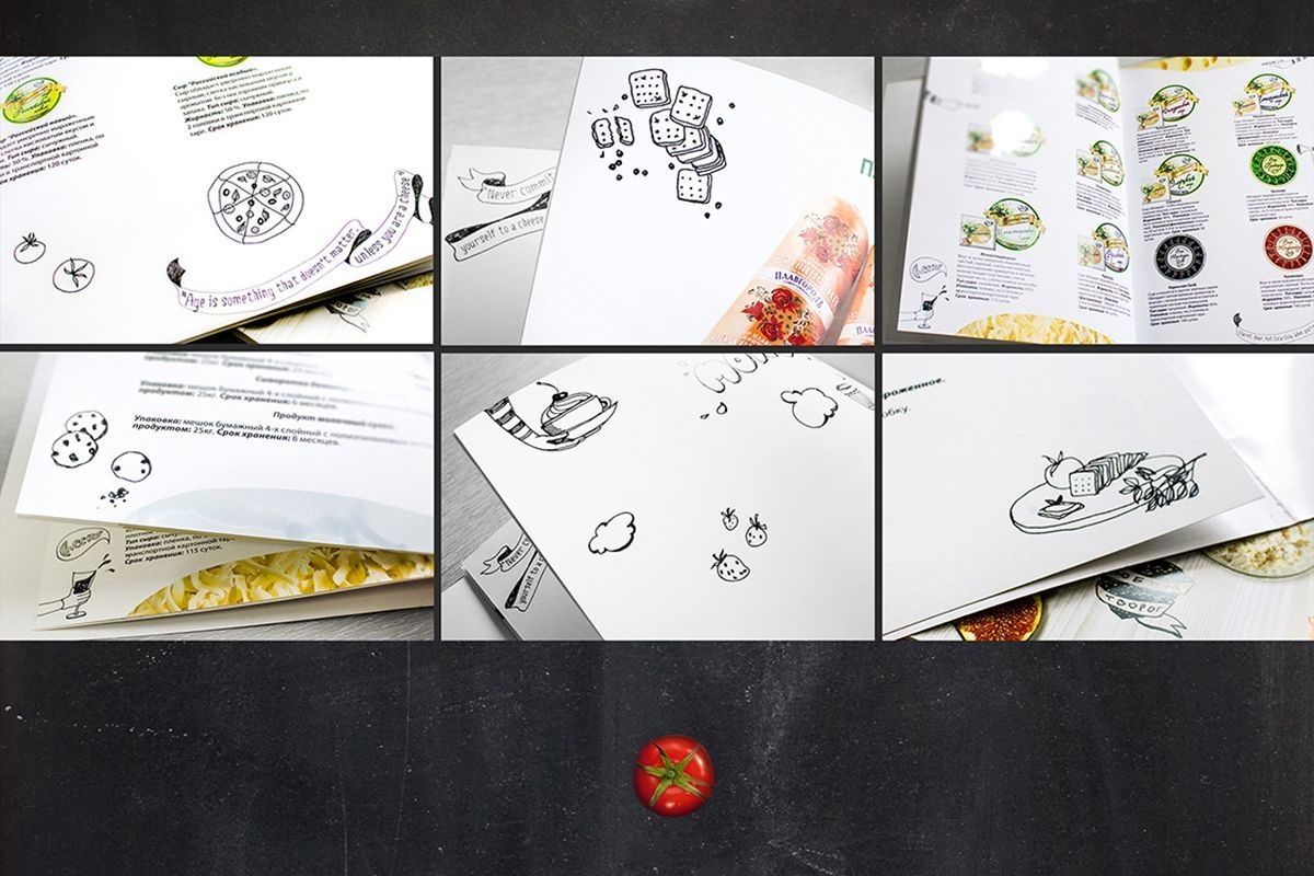 Разработка дизайн-концепции каталога "Complimilk"