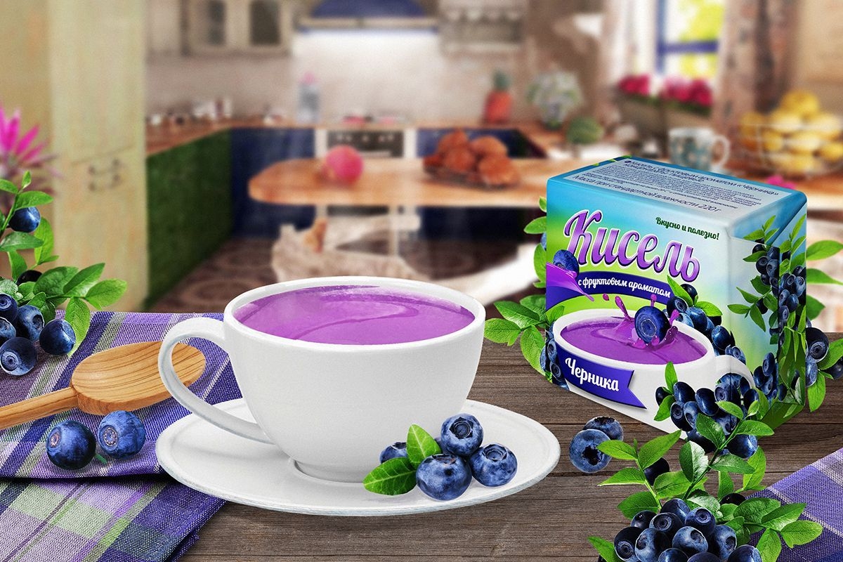 Разработка концепции дизайна упаковки киселей "Лидкон"