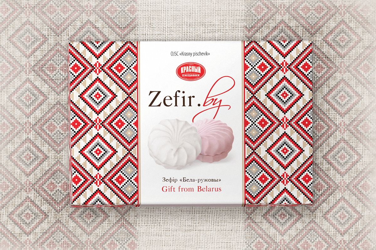 Распрацоўка дызайну ўпакоўкі і лога "Zefir.by"