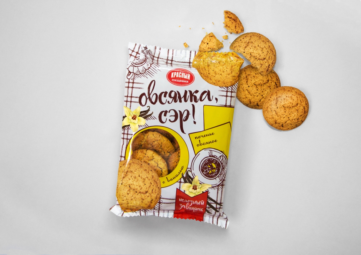 Комплексная разработка ТМ "Овсянка, Сэр!", дизайн упаковки