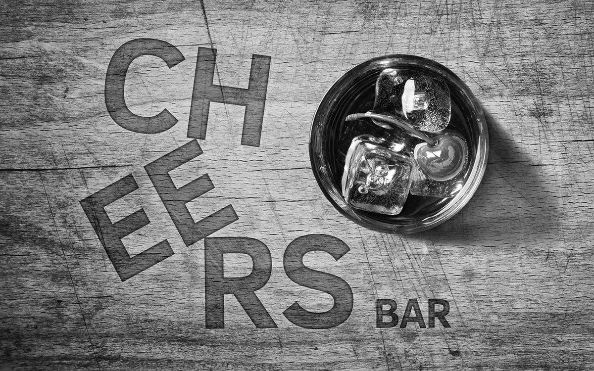 Разработка фирменного стиля бара "CHEERS"