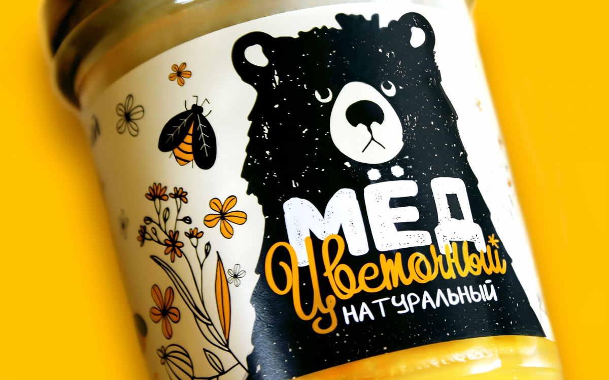 Разработка дизайна упаковки меда