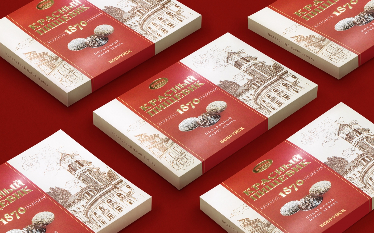 Новый дизайн упаковки набора зефира