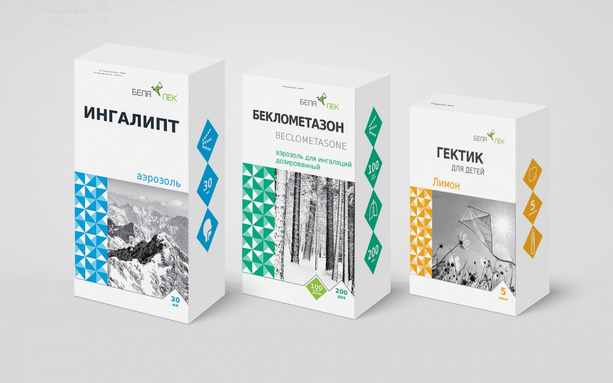 Разработка дизайна упаковки | новый дизайн упаковки | фирменный дизайн упаковки | концепт-дизайн лекарственных средств "Белалек"