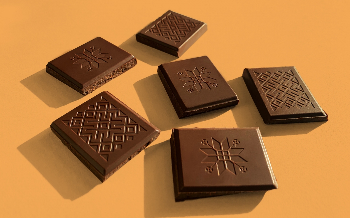 Дизайн плитки шоколада