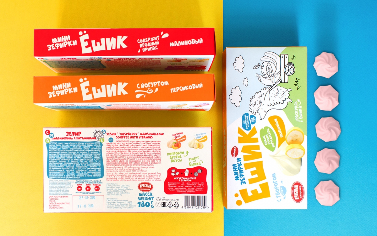 Разработка ТМ зефира для детей