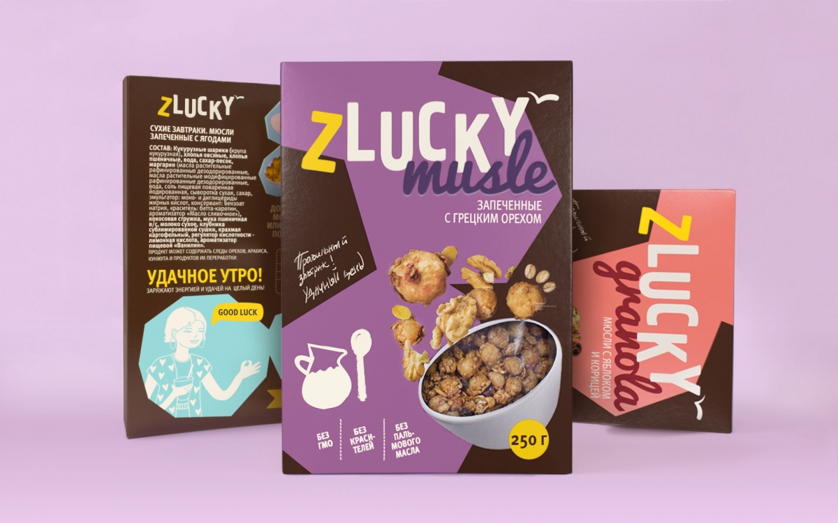 Дизайн упаковки ТМ "Zlucky"