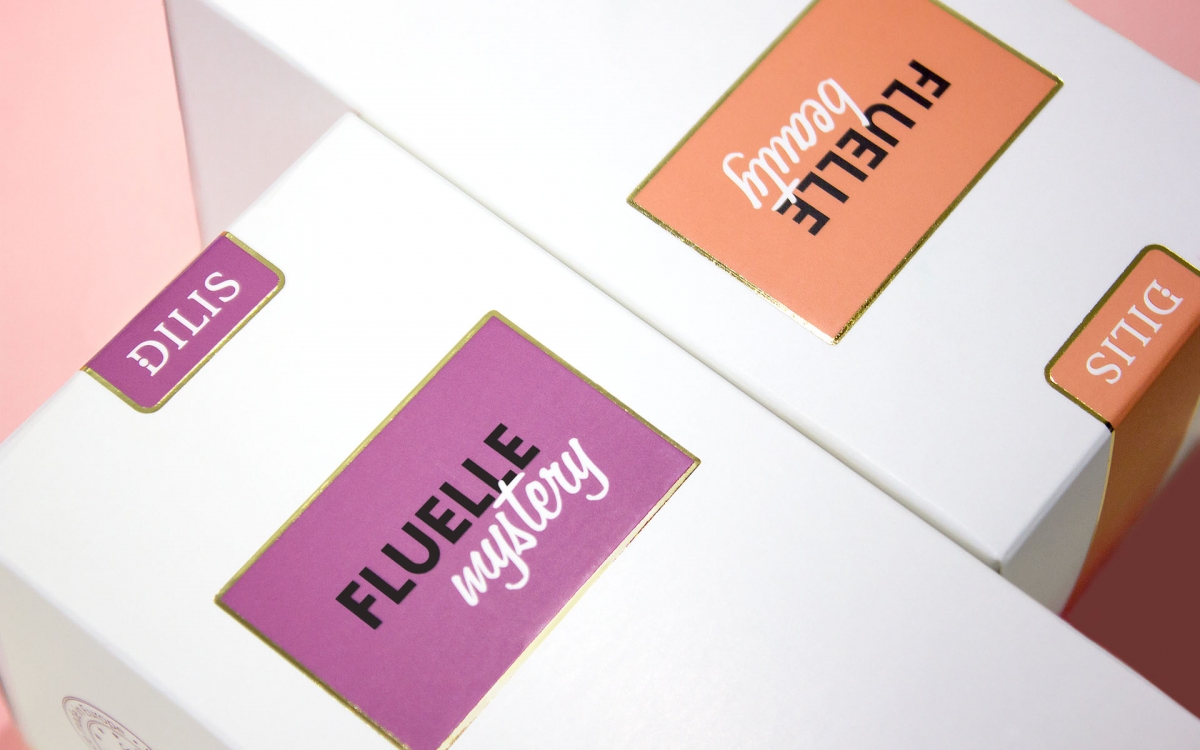 Разработка дизайна упаковки линейки FLUELLE