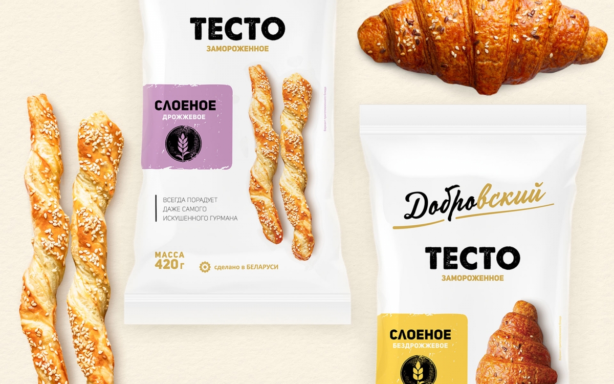 Разработка дизайна упаковки теста