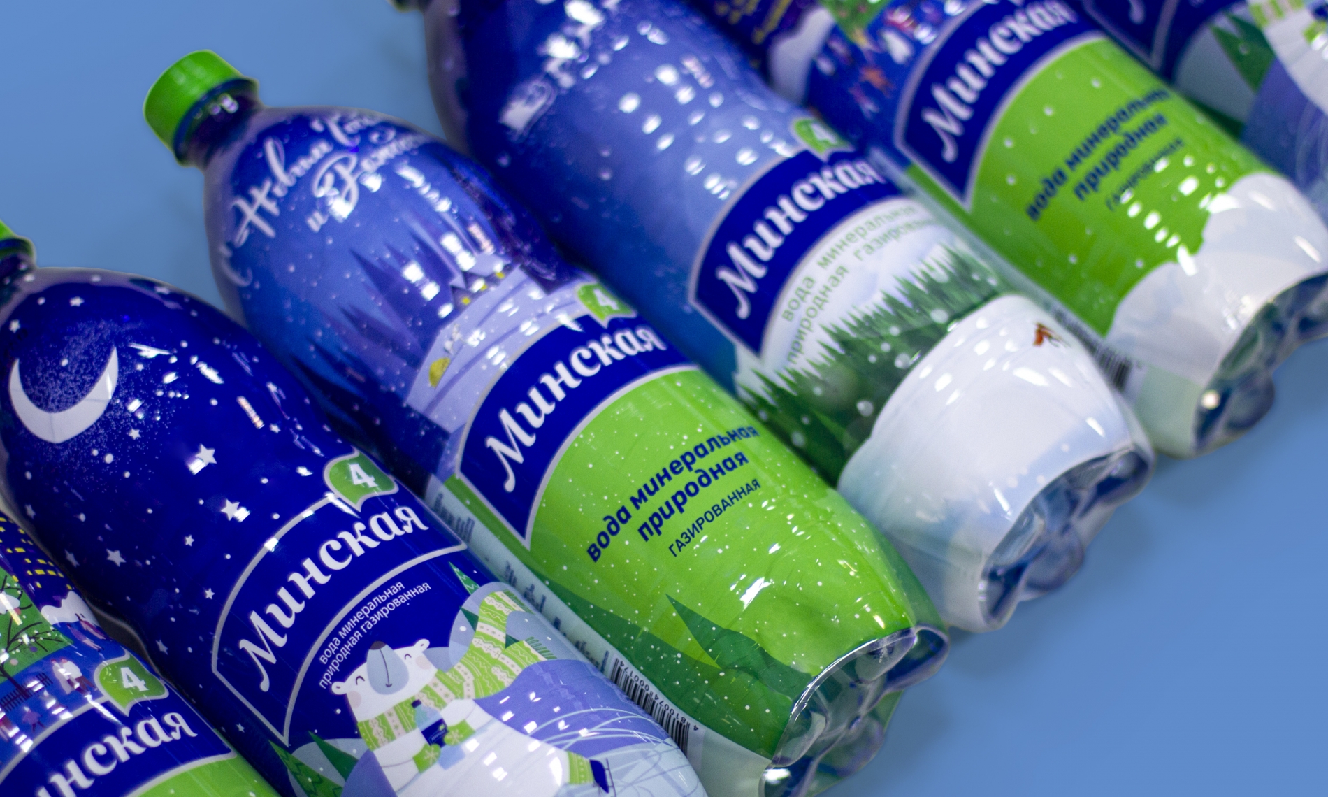 Дизайн зимней серии воды