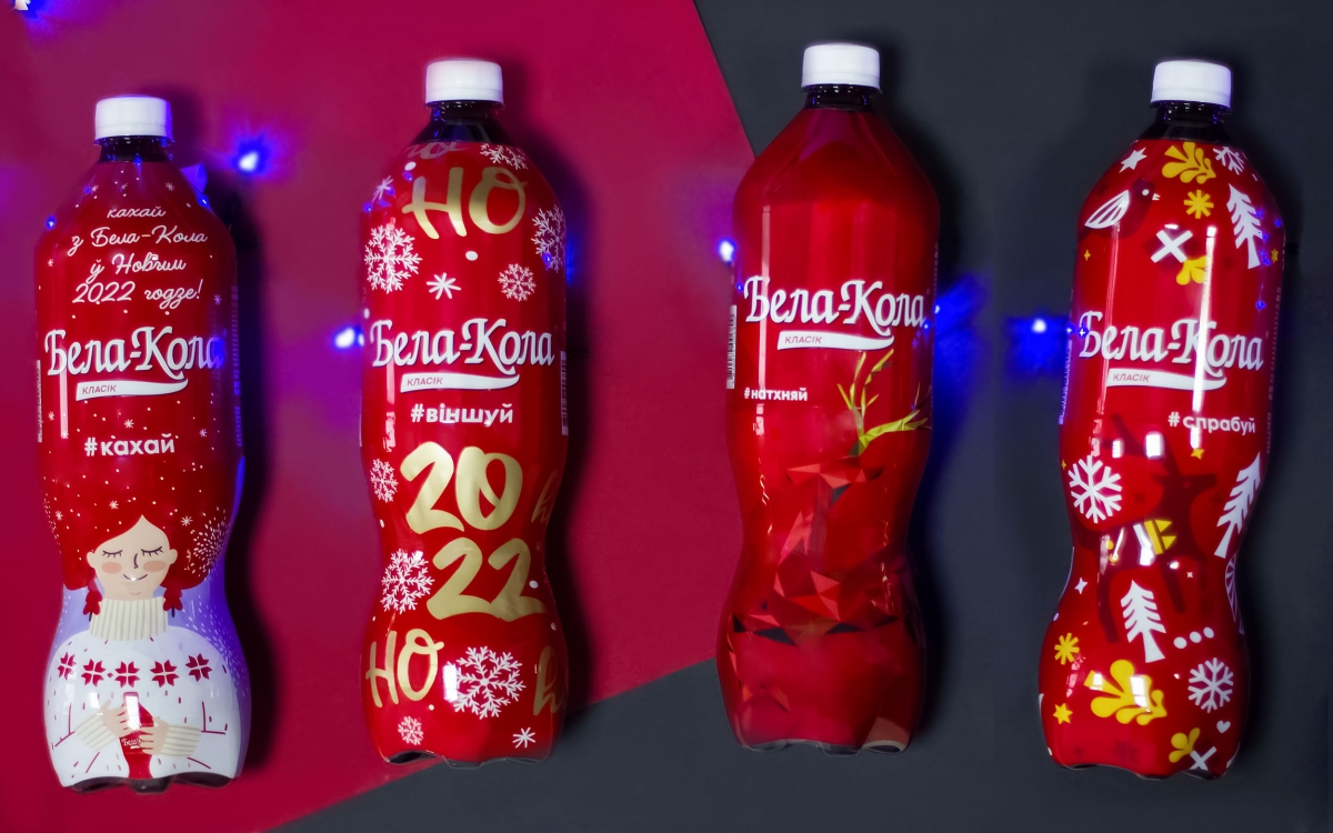 Дизайн зимней серии напитков